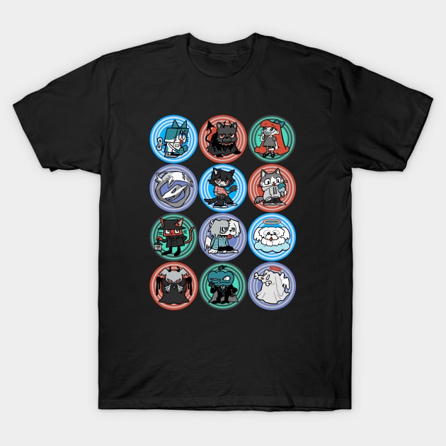 Halloween Friends T-Shirt by TEBA